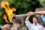 Η πορεία της Ολυμπιακής Φλόγας στην Πάρο, στις 19 Απριλίου