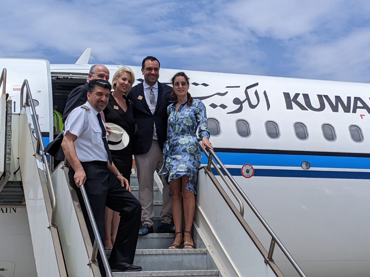 Καθοριστική συμβολή της Κατερίνας Μονογυιου για την πραγματοποίηση της πρώτης απευθείας πτήσης Κουβέιτ-Μύκονος