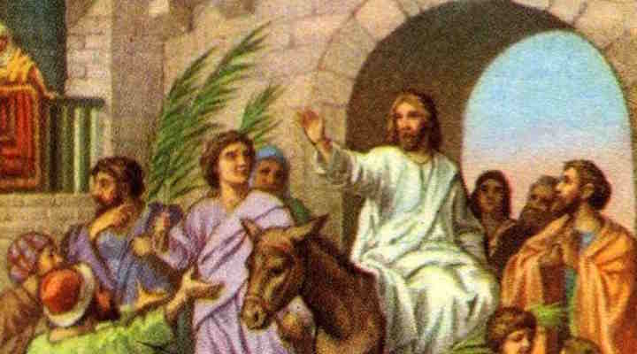 Κυριακή των Βαΐων σήμερα - Η είσοδος του Ιησού Χριστού στα Ιεροσόλυμα "επί πώλου όνου"