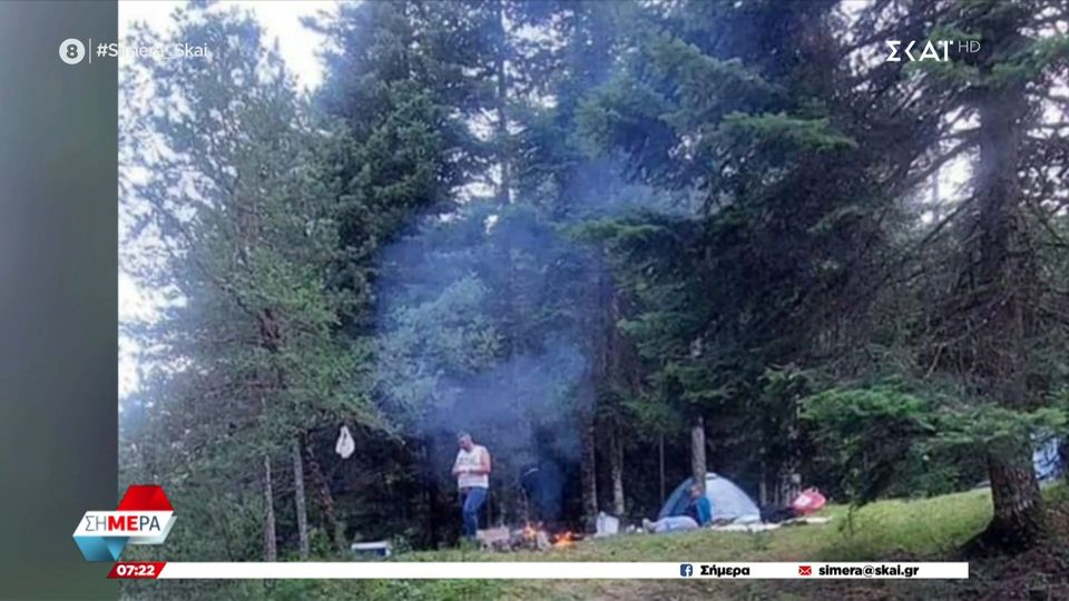 Ντοκουμέντο: Άναψαν φωτιά για... μπάρμπεκιου στη Βάλια Κάλντα!