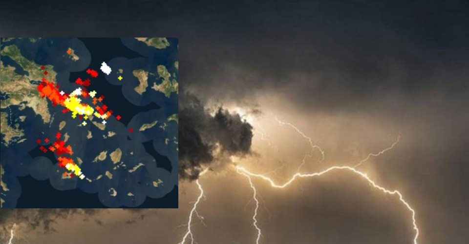 Τι είναι η «Ξηρή καταιγίδα» που χτύπησε Αττική και Κυκλάδες -Εστίες από κεραυνούς... χωρίς βροχή!