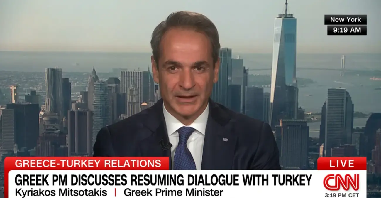 Μητσοτάκης στο CNN: Να επιχειρήσουμε να επιλύσουμε τη μία και μόνη διαφορά με την Τουρκία, με βάση το Διεθνές Δίκαιο