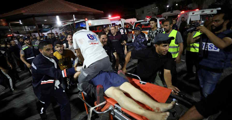 Υπουργείο Εξωτερικών: «Βαθιά οδύνη για την απώλεια ζωών από χτύπημα σε κτήριο παρακείμενο του Αγίου Πορφυρίου»
