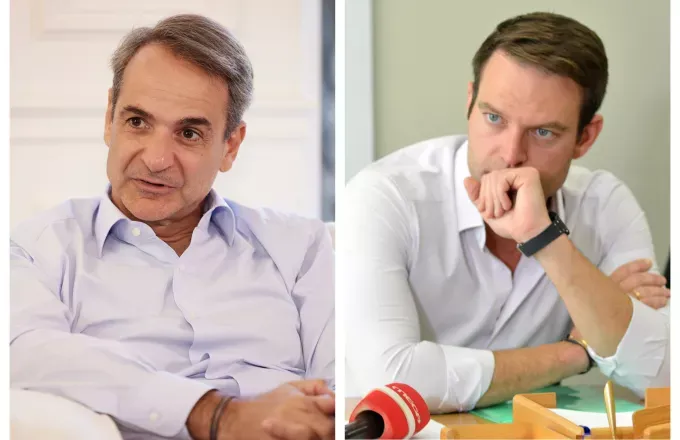 Σε εξέλιξη το τετ-α-τετ Μητσοτάκη - Κασσελάκη στη Βουλή
