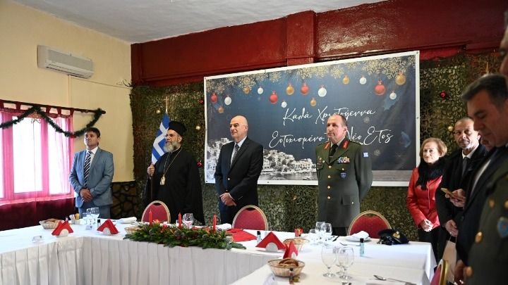 Ν. Δένδιας από τη Σύμη: Υπερηφάνεια για τα στελέχη των Ενόπλων Δυνάμεων που φυλάσσουν τα ακριτικά μας νησιά