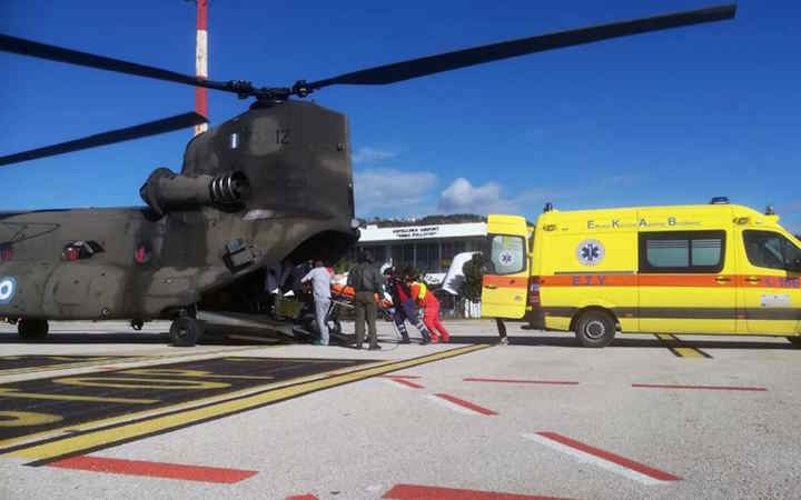 Μεταφορά 18 ασθενών από νησιά του Αιγαίου και την Κέρκυρα με πτητικά μέσα της Πολεμικής Αεροπορίας