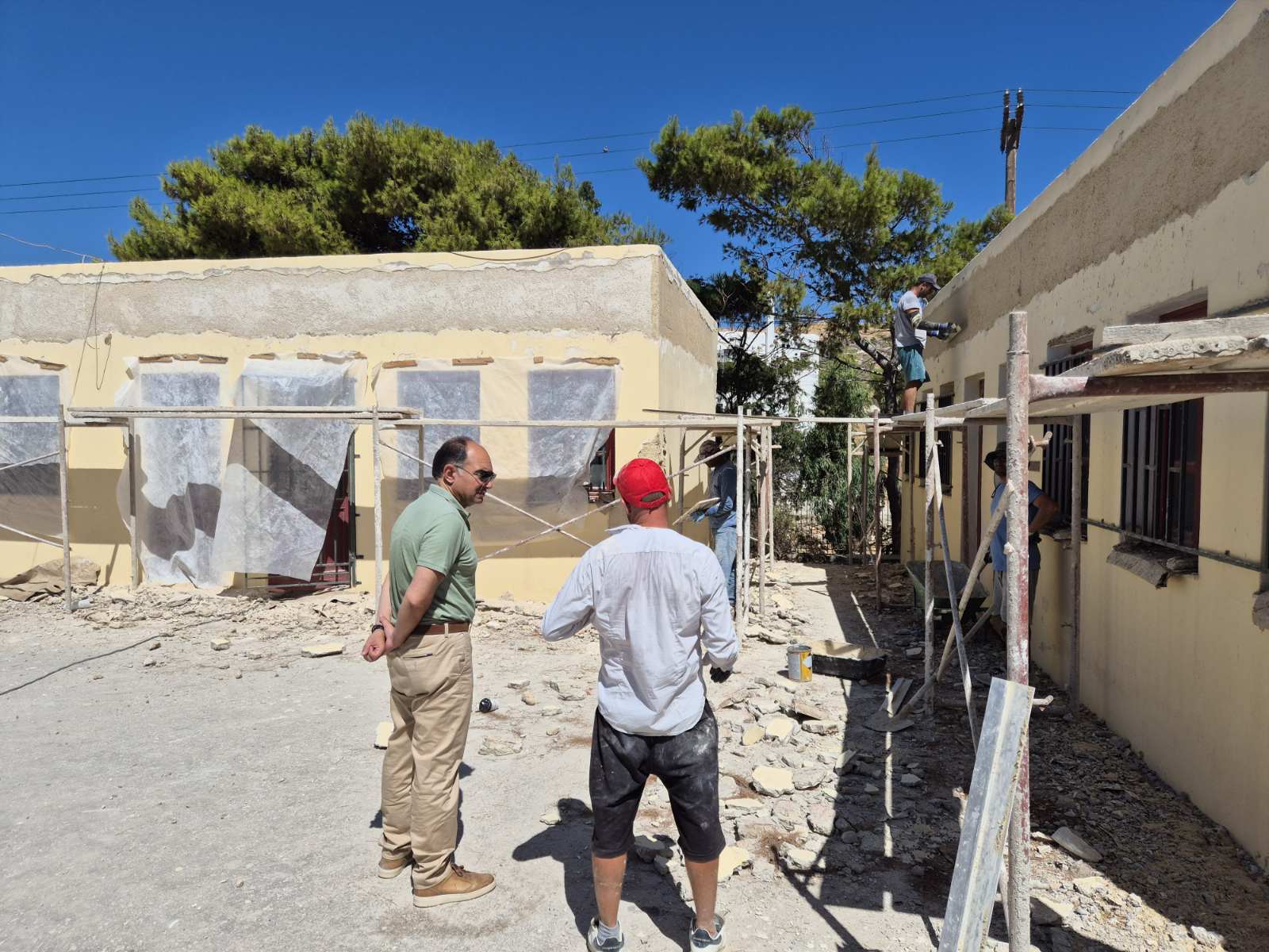 Επισκέψεις Μπιζά σε έργα υποδομής στη Δημοτική Κοινότητα Νάουσας