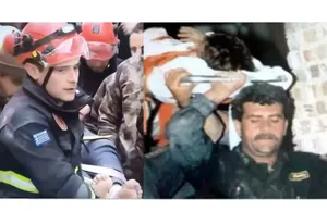 Σεισμός Τουρκία: Ο πατέρας Νίκας έσωσε τον Ανδρέα στο Αίγιο, ο γιος Κωνσταντίνος σώζει ζωές το 2023, στην Τουρκία (εικόνες & βίντεο)