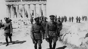 Σαν σήμερα το 1941: Τα γερμανικά στρατεύματα εισέρχονται στην έρημη Αθήνα - Αυτοκτονεί με δηλητήριο Πηνελόπη Δέλτα σε ένδειξη διαμαρτυρίας