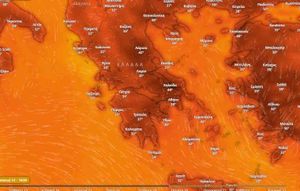 Καύσωνας «Κλέων»: Σήμερα και αύριο οι πιο ζεστές μέρες με 44άρια!