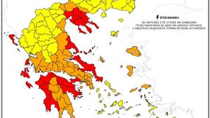Ακραίος κίνδυνος πυρκαγιάς - Κατάσταση Συναγερμού προβλέπεται σήμερα για 7 περιφέρειες της χώρας