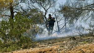 Βελτιωμένη η εικόνα στις πυρκαγιές σε Δυτική Αττική, Ρόδο και Λακωνία - Δεν υπάρχει κάποιο ενιαίο μέτωπο
