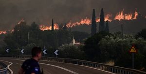 Φωτιά στα Δερβενοχώρια: Έχουν κυκλώσει τον οικισμό Νέα Ζωή Μάνδρας οι φλόγες