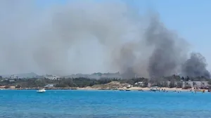 Πάρος: Οριοθετήθηκε η φωτιά σε χαμηλή βλάστηση