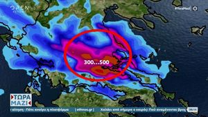 Έρχεται τριήμερο με βροχές και καταιγίδες - Στο επίκεντρο και πάλι η Θεσσαλία