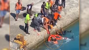 Τήνος: Γυναίκα έπεσε στη θάλασσα κατά την επιβίβαση στο πλοίο - Έσπευσαν να την σώσουν