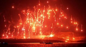 Σαντορίνη: Εντυπωσιακή αναπαράσταση της έκρηξης - Κόβουν την ανάσα οι εικόνες