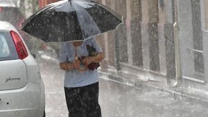 Ισχυρές βροχές και καταιγίδες στη δυτική Ελλάδα σήμερα
