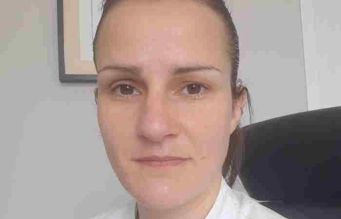 Η Ελίνα Δενδρινού, υποψήφια με τον Κώστα Μπιζά