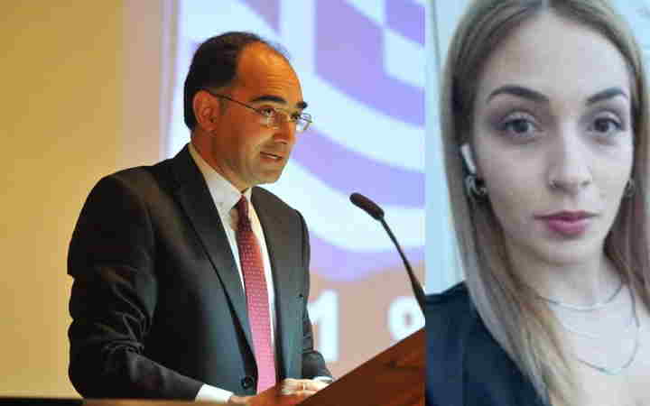 Η Ιωάννα Κρητικού, υποψήφια με τον Κώστα Μπιζά