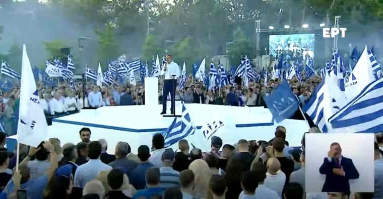 Live η ομιλία του Προέδρου της Νέας Δημοκρατίας, Κυριάκου Μητσοτάκη, στη Θεσσαλονίκη