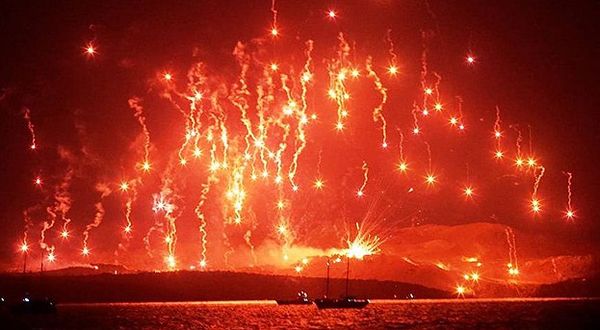 Σαντορίνη: Εντυπωσιακή αναπαράσταση της έκρηξης - Κόβουν την ανάσα οι εικόνες