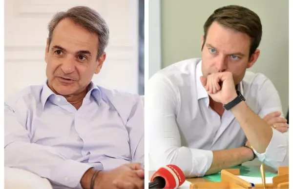 Σε εξέλιξη το τετ-α-τετ Μητσοτάκη - Κασσελάκη στη Βουλή