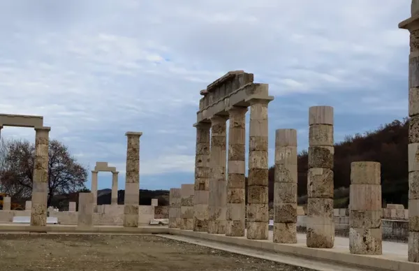 Εντυπωσιακές φωτογραφίες από το αναστηλωμένο ανάκτορο του Φιλίππου Β' στις Αιγές - Αύριο τα εγκαίνια, παρουσία Μητσοτάκη