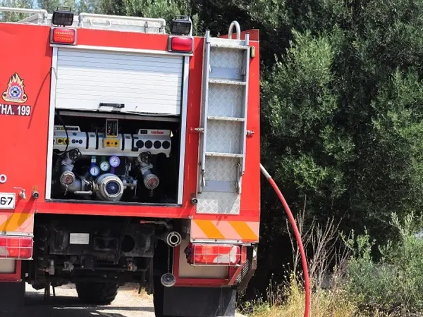 Βελτιωμένη η εικόνα της φωτιάς σε δασική έκταση στον Κινίδαρο Νάξου
